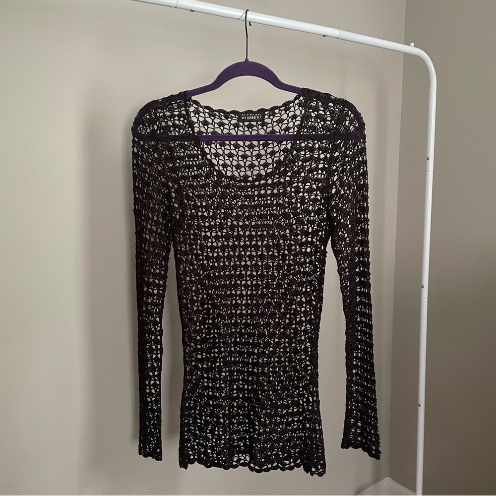 Crochet Long Sleeve Top